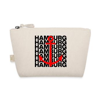 HAMBURG ANKER – HAFEN POWER! MOIN, HAFEENLIEBE - Bio-Täschchen - Natur - Vorne