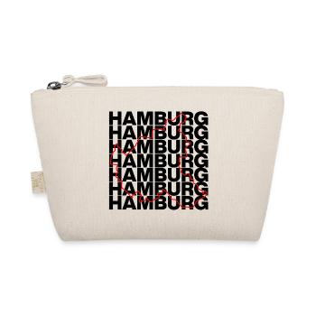 HAMBURG UMRISS, HAMBURGLIEBE HH MOIN - Bio-Täschchen - Natur - Vorne