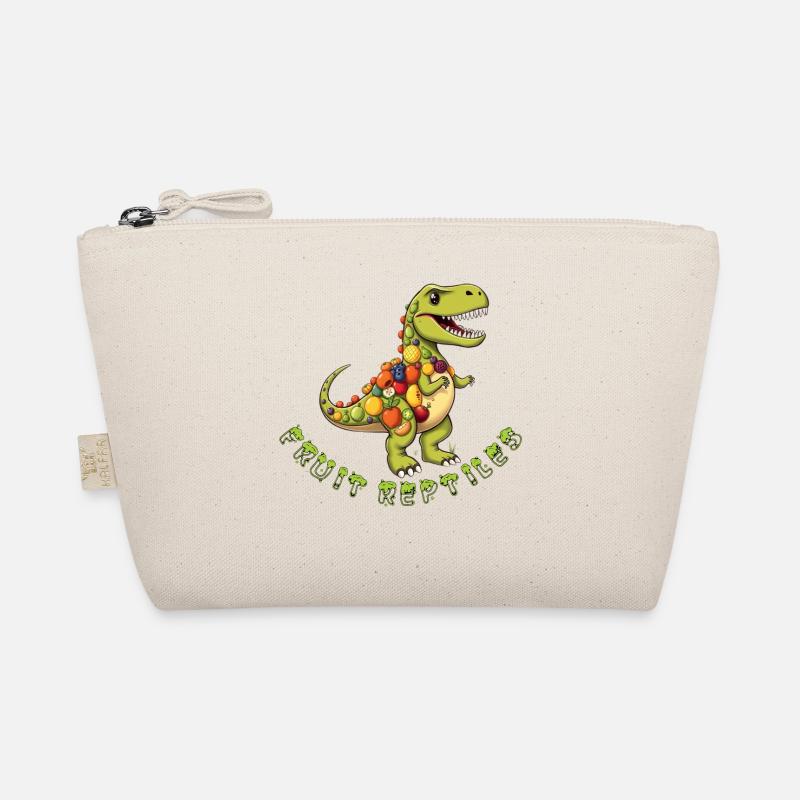 Frucht-Dino mit Obstkranz Bio-Täschchen