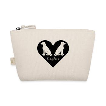 Amour du chien, logo du chien, silhouette - Trousse biologique - nature - Devant