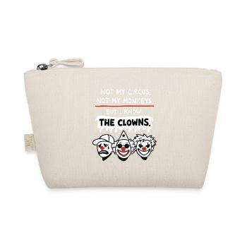 Not My Circus Not My Monkeys Statement - Organic Pouch - nature - Front