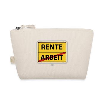 Pension Work Place Sign - Organic Pouch - nature - Front