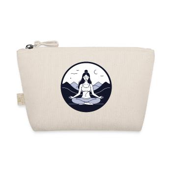 Femme yoga, posture du lotus, nature - Trousse biologique - nature - Devant