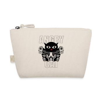 Angry Cat - Organic Pouch - nature - Front