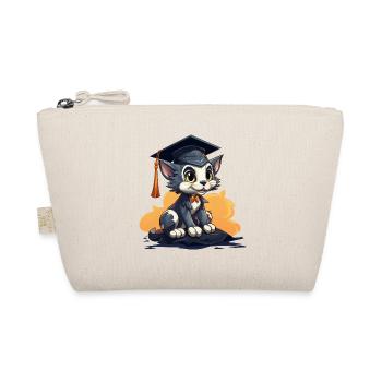 Chaton avec bonnet - Trousse biologique - nature - Devant