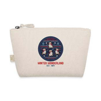 Motif Winter wonderland Penguins Winter Wonderland - Organic Pouch - nature - Front