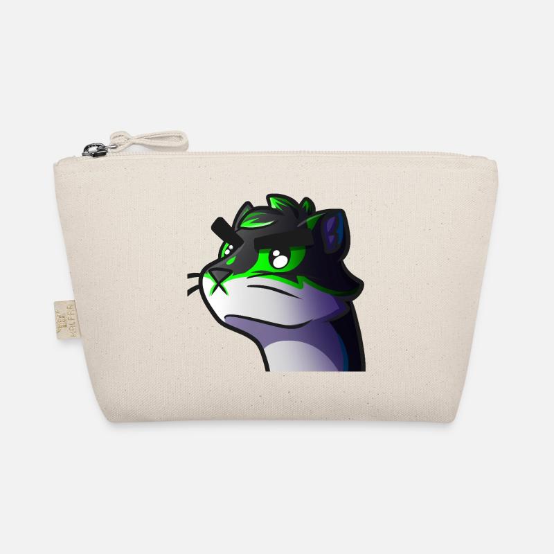 Wolf Neon Graphic Organic Pouch