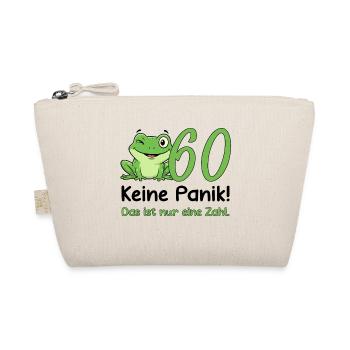 Design pour 60 anniversaires – Ne paniquez pas ! Grenouille drôle - Trousse biologique - nature - Devant