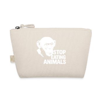 Arrêtez de manger des animaux – Conception du chimpanzé - Trousse biologique - nature - Devant