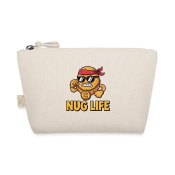 Nug Life - Funny T-Shirt - Organic Pouch - nature - Front