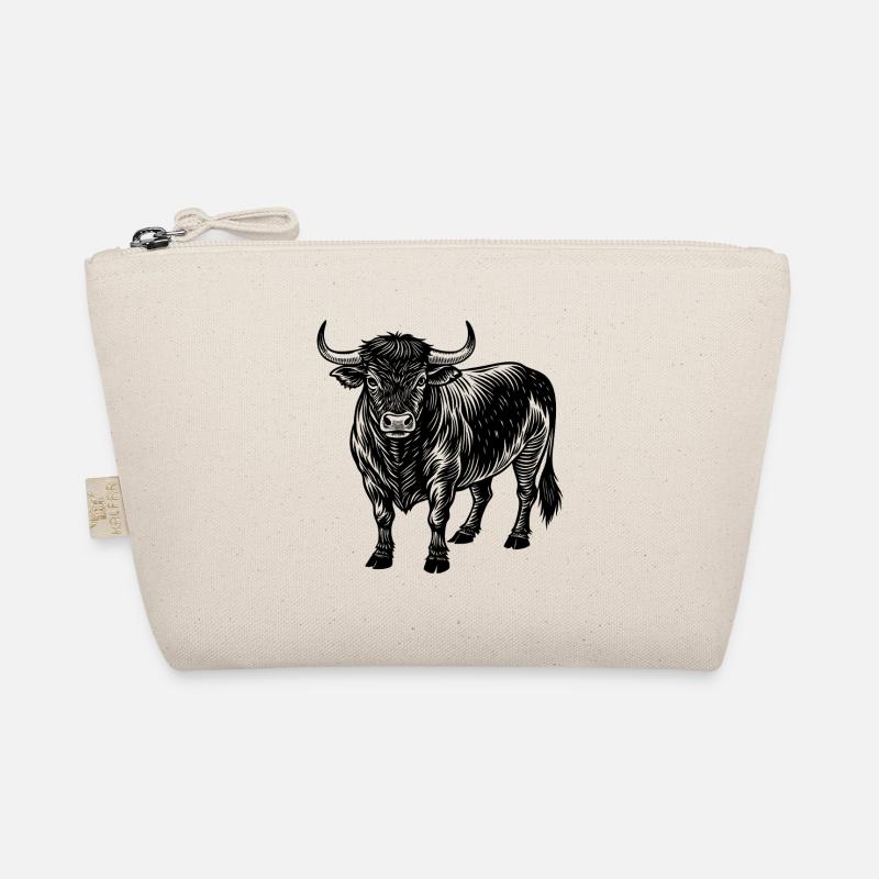 Angus-Bulle - Bio-Täschchen - Natur