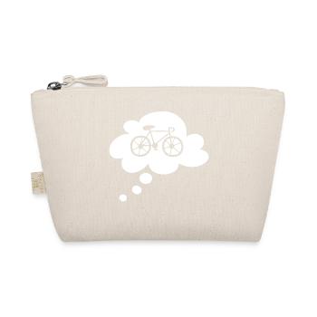Road Bike Cloud Bike Sport Tour Hobby Bike Fan - Organic Pouch - nature - Front