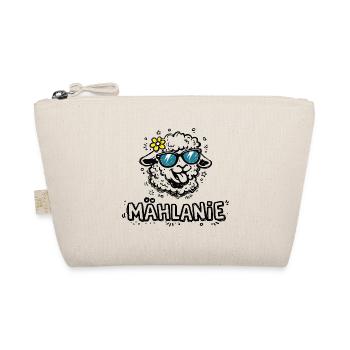Mählanie Funny Sheep Pun Name Melanie - Organic Pouch - nature - Front