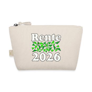 Rente 2026 Splitter - Bio-Täschchen - Natur - Vorne
