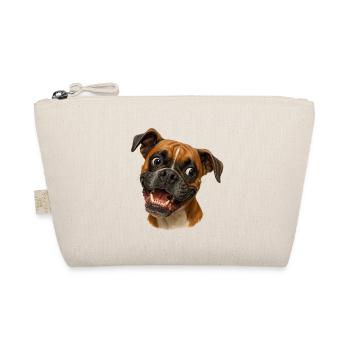 Portrait du Boxer Grin Imprimé - Trousse biologique - nature - Devant