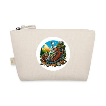 Smoking hiking boot - Organic Pouch - nature - Front
