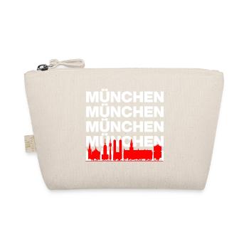 MUNICH SKYLINE, PROUD FROM BAVARIA! MIR SAN MUNICH - Organic Pouch - nature - Front