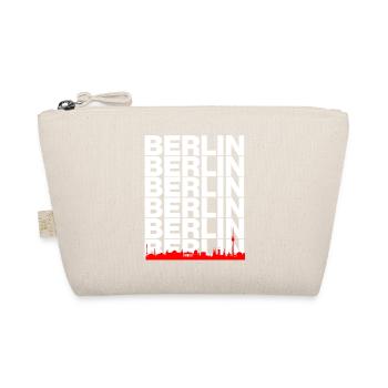 BERLIN SKYLINE, CAPITAL VIBES! WALL - Organic Pouch - nature - Front