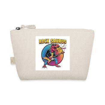Rock Saurus Guitar Hero - Organic Pouch - nature - Front