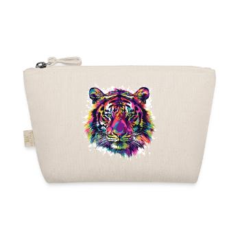 Tiger Animal Splash of Color - Organic Pouch - nature - Front