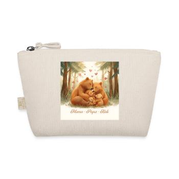 Famille d’ours : Amour tendre de la forêt - Trousse biologique - nature - Devant
