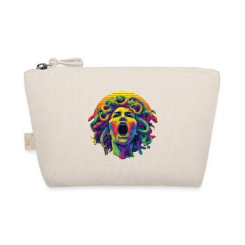 Neon Medusa: Colour Rush Head - Organic Pouch - nature - Front