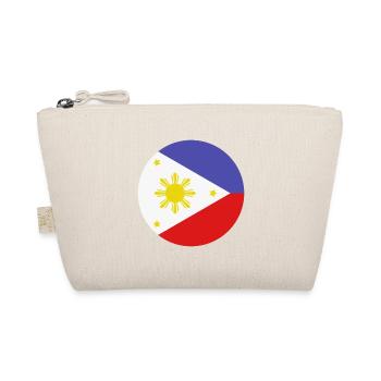 Philippinen-Rundflagge - Bio-Täschchen - Natur - Vorne