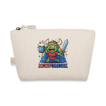Goblin Viking Fun Hero - Organic Pouch - nature - Front