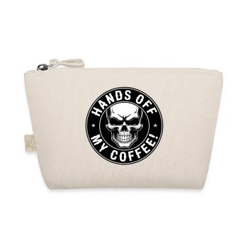 Hände Weg Von Meinem Kaffee Skull - Bio-Täschchen - Natur - Vorne