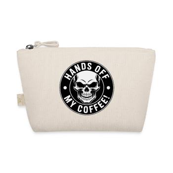 Hands Off My Coffee Skull - Bio-Täschchen - Natur - Vorne