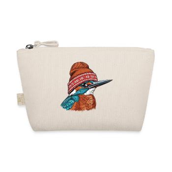 Kingfisher Cozy Beanie - Organic Pouch - nature - Front