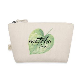 Matcha, Leaf, Green, Time - Organic Pouch - nature - Front