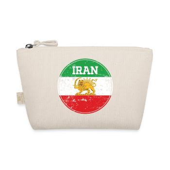 Emblème Lion Iran Vintage Rond - Trousse biologique - nature - Devant