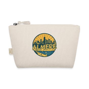 Almere City Skyline Vintage Retro Badge - Organic Pouch - nature - Front