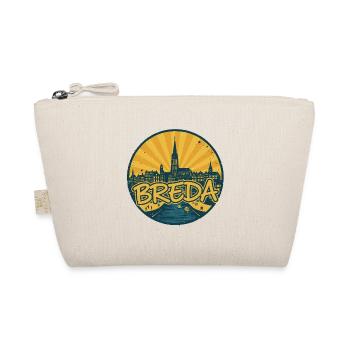 Breda City Skyline Retro Vintage-Abzeichen - Bio-Täschchen - Natur - Vorne