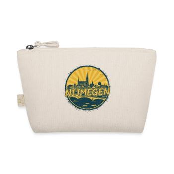 Nijmegen City Skyline Retro Sunset Badge - Organic Pouch - nature - Front