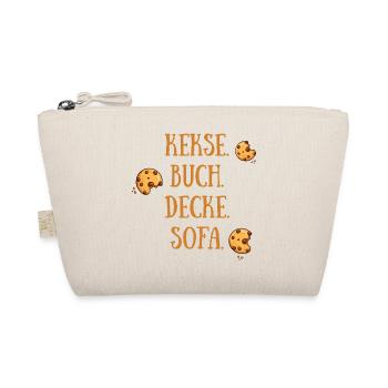 Cookies Book Blanket Sofa - Organic Pouch - nature - Front