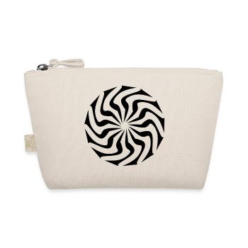 Vortex Noir Géométrique - Trousse biologique - nature - Devant
