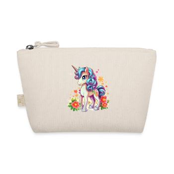 Blossom magic unicorn in spring - Organic Pouch - nature - Front