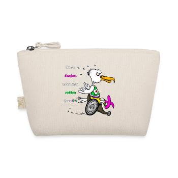 Marathon Möwe – Rennrolli Edition - Bio-Täschchen - Natur - Vorne