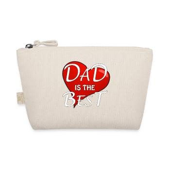 DAD IS THE BEST - Organic Pouch - nature - Front