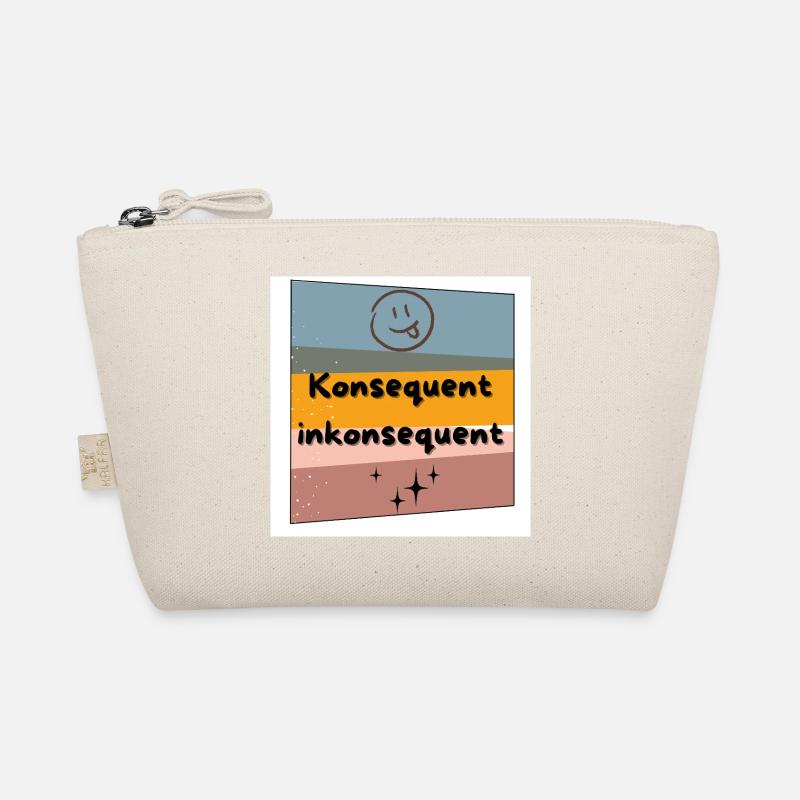 Consistently Inconsistent Color Contrast Organic Pouch