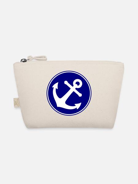 Anchor icon - Organic Pouch - nature - Front