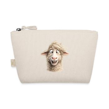 Happy Sheep Portrait - Organic Pouch - nature - Front