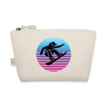 Motif emblématique du snowboard pour femmes - Trousse biologique - nature - Devant