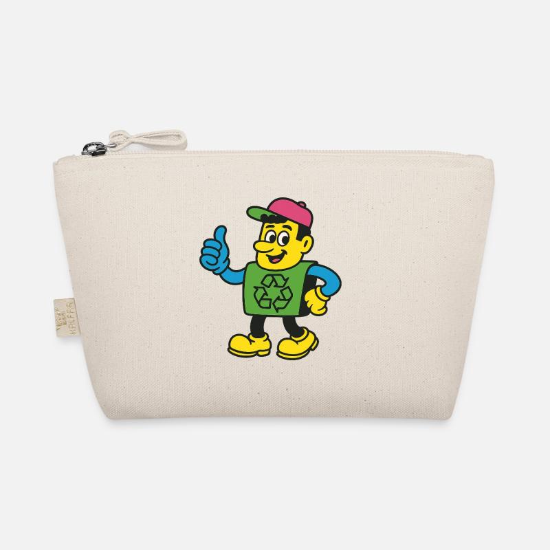 Tee de la mascotte Recycle Hero Trousse biologique