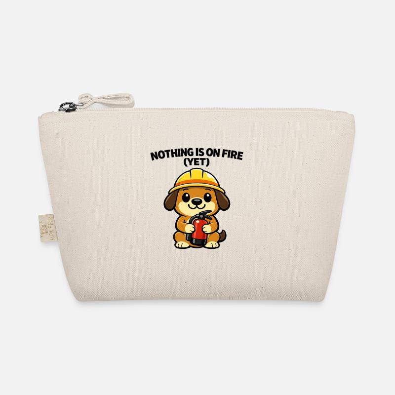 Baustellenhündchen: Nichts brennt (noch) Bio-Täschchen