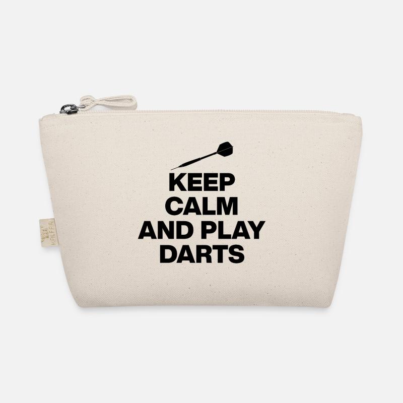 KEEP CALM AND PLAY DARTS! 180 PFEILE Bio-Täschchen