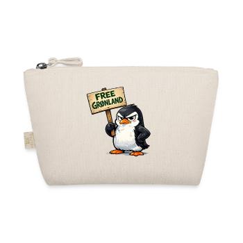 Logo t-shirt Penguin Protest Free Greenland - Organic Pouch - nature - Front