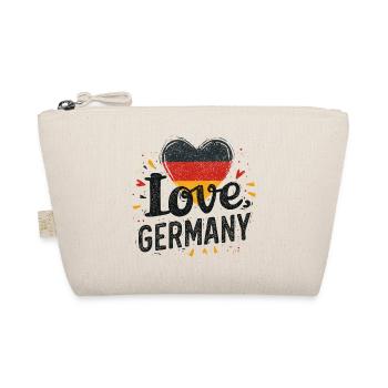 Deutschland Liebe - Bio-Täschchen - Natur - Vorne